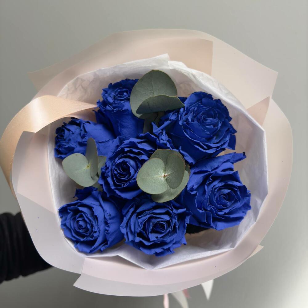 7 синих роз Эквадор