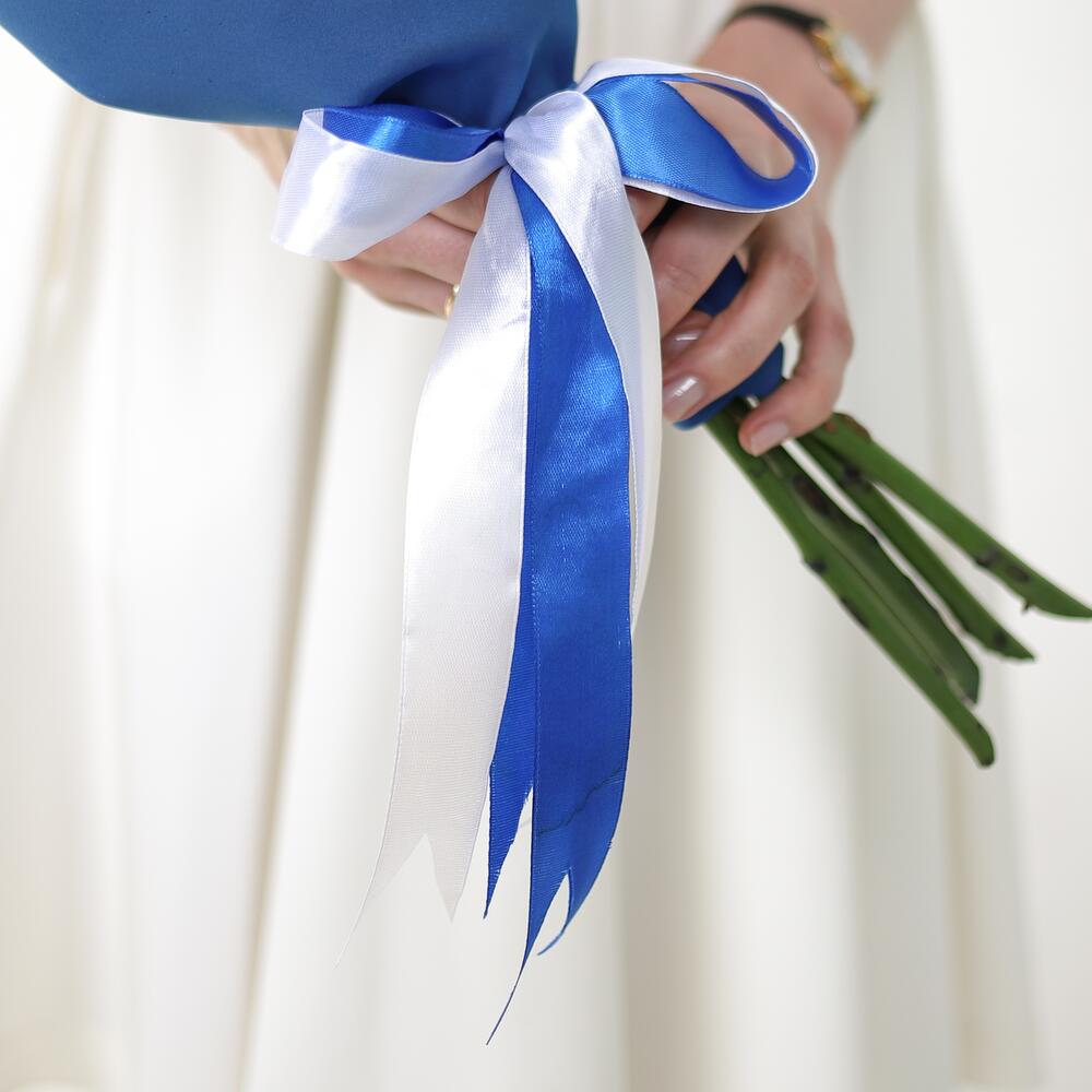 15 синих роз Премиум Эквадор